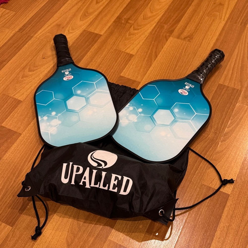Blue Pickleball Paddle Set